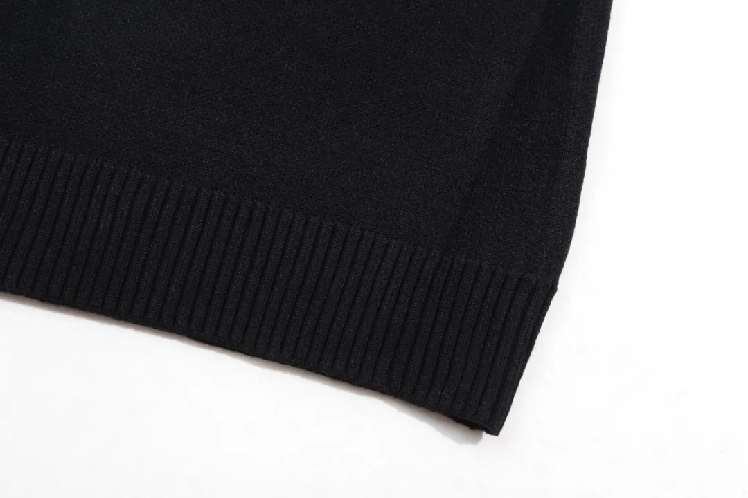 P300 Chrome Hearts Chrome Hearts Classic Horseshoe Round Neck Wool Sweater Color: Orange Black Size: S M L XL XXL